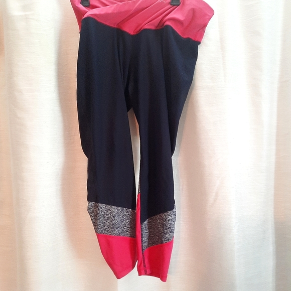 Pink blue Grey Athletic Leggings  *BOGO* - Picture 1 of 5